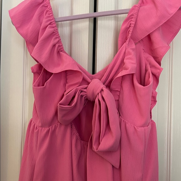 Blu Pepper Pink Ruffle dress - Picture 6 of 6